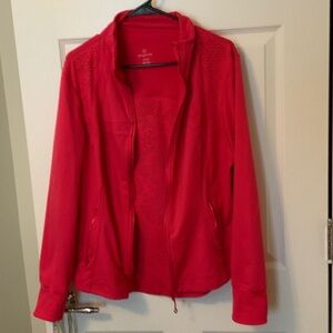 Tangerine Vivid Pink Utility Jacket